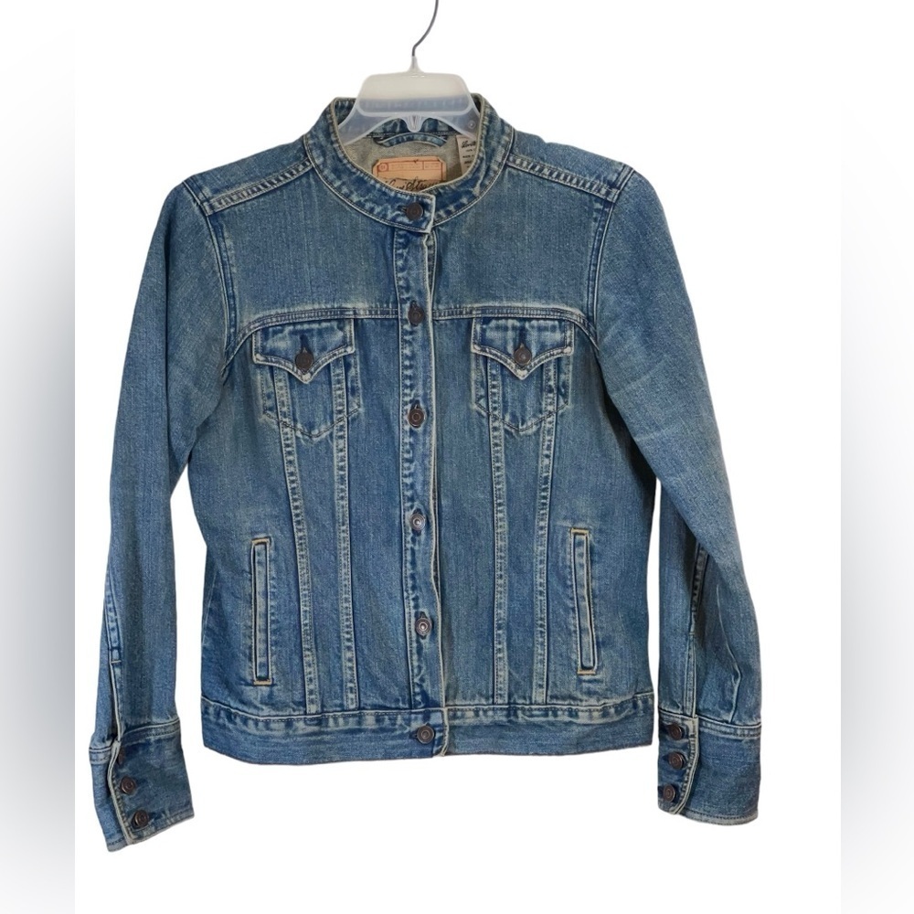 Levi Strauss juniors denim jacket size 13 -14 GUC - Picture 5 of 8